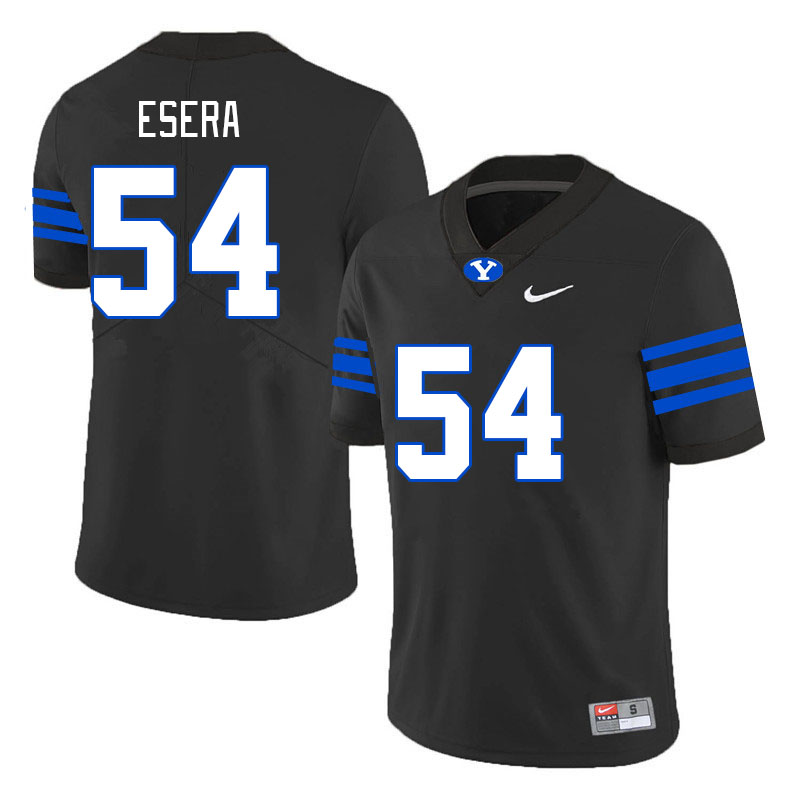 Men #54 Siale Esera BYU Cougars College Football Jerseys Stitched Sale-Black - Click Image to Close